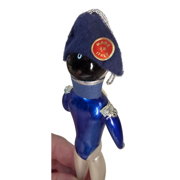 Vintage De Carlini Italian Blown Glass Christmas Ornament Set of 3 - Picture 7 of 16